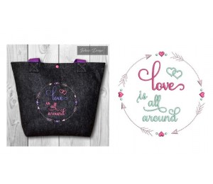 Stickdatei - Love is all around